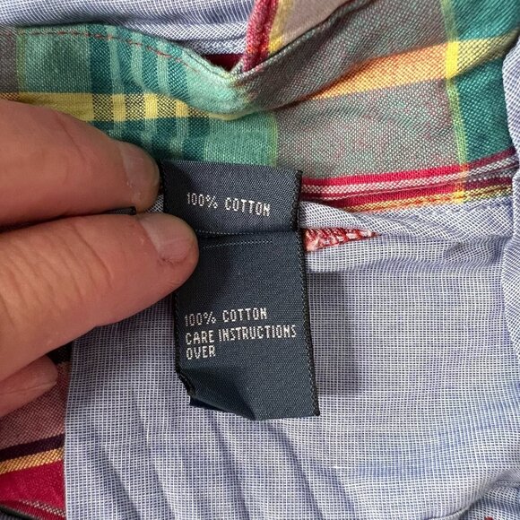 Polo Ralph Lauren Shorts Authentic Indian Madras plaid flat front chino size 32 - Picture 4 of 10